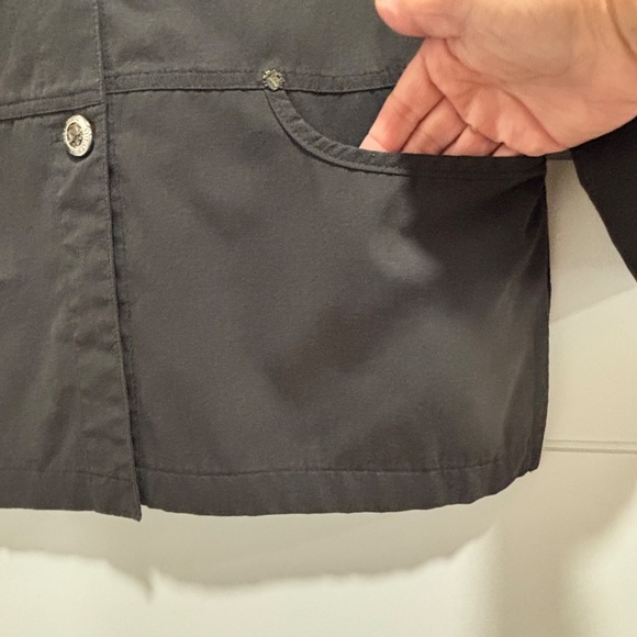 Vintage Authentic Travel Wear by Glensport made in Canada black jacket sz 10P - Picture 9 of 16